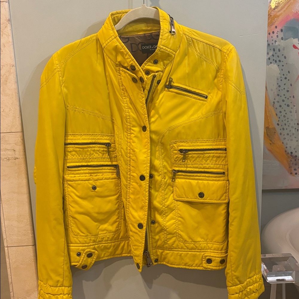 Dolce & Gabbana Vibrant Yellow Jacket